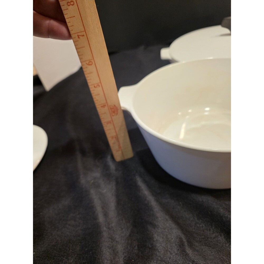 corning ware vintage B-1 3/4 QT And B-10-B‎ 10" Skillet With Lids - Picture 5 of 16